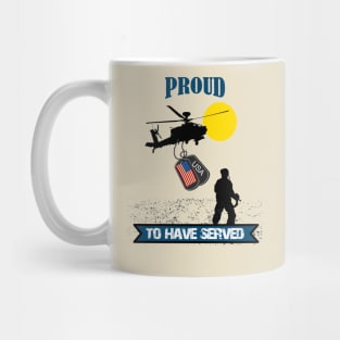 Proud to have served Mug